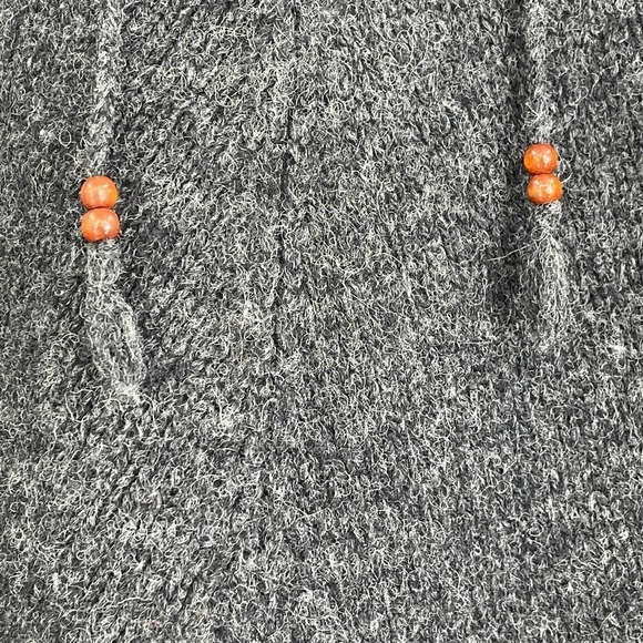 American Eagle shetland wool poncho hooded - Picture 5 of 9